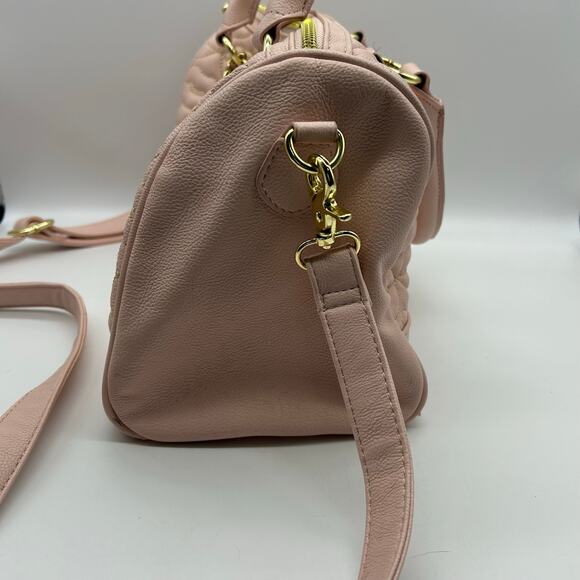 Betsy Johnson Light Pink Lip Purse Bag Removable Crossbody Strap - Picture 8 of 16
